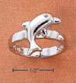 
Sterling Silver Dolphin Toe Ring

