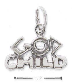 
Sterling Silver God Child Charm
