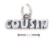 
Sterling Silver Cousin Charm
