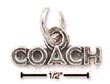 
Sterling Silver Coach Charm
