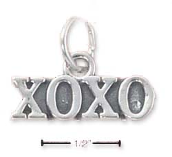
Sterling Silver XOXO Charm
