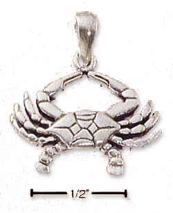 
Sterling Silver Crab Charm
