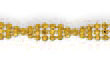 
14k Yellow 2.9 mm Twisted Bead Link Ankle
