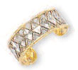 
14k Yellow Triangular Design Toe Ring
