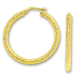
14k Yellow Velvet Design Earrings

