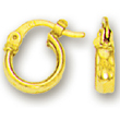 
14k Yellow Simple Hoop Childrens Earrings

