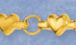 
14k Yellow Rolo and Heart Shaped Children
