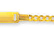 
14k Yellow Curb Link Childrens ID Bracele
