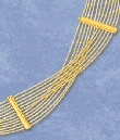 
14k Yellow Stylish Crisscross Necklace - 
