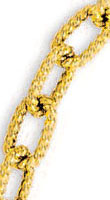 
14k Yellow Fancy Link Bracelet - 7.25 Inc
