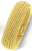 
14k Yellow Bold Mesh Bracelet - 7.25 Inch
