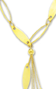 
14k Yellow Alternating Link Necklace - 17
