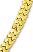 
14k Yellow Fancy Bracelet - 7 Inch
