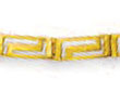 
14k Yellow Fancy Greek Key Necklace - 17 
