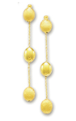 
14k Yellow Fancy Pebbles Earrings
