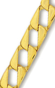 
14k Yellow Mens Link Bracelet - 8 Inch
