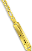 
14k Yellow ID Bracelet - 7 Inch
