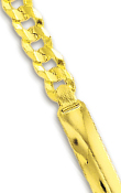 
14k Yellow Mens ID Bracelet - 8.5 Inch
