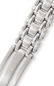 
Stainless Steel 10 mm Mens Link Bracelet 
