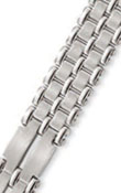 
Stainless Steel 12 mm Mens Link Bracelet 
