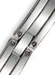 
Stainless Steel Mens Link Bracelet - 8.5 
