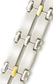 
Stainless Steel 12 mm Mens Link Bracelet 

