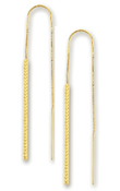 
14k Yellow Simple Bar Threader Earrings
