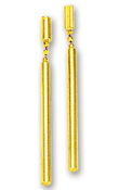 
14k Yellow Elegant Bar Drop Earrings
