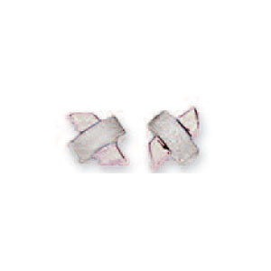 
14k White X Stud Earrings
