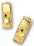 
14k Yellow Hinged Reversible Earrings
