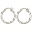 
14k White 2.5 mm Hoop Earrings
