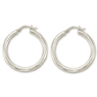 
14k White Hoop Earrings
