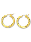 
14k Yellow 4 mm Hoop Earrings
