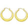 
14k Yellow Hoop Earrings
