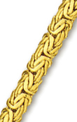 
10k Yellow Byzantine Bracelet - 7 Inch
