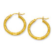 
10k Yellow 3 mm Hoop Earrings

